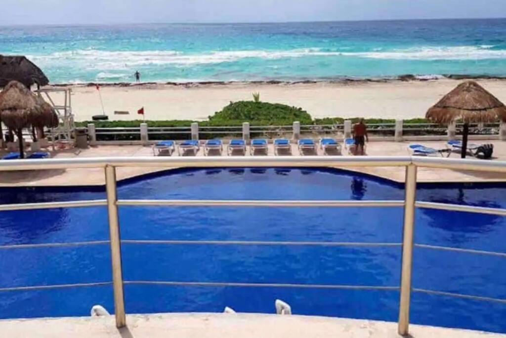 Amazing Beachfront Apartment 坎昆 外观 照片