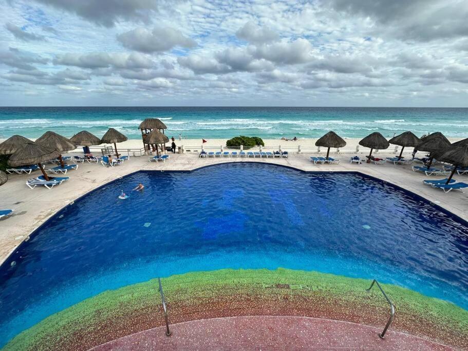Amazing Beachfront Apartment 坎昆 外观 照片