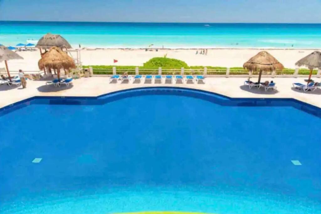 Amazing Beachfront Apartment 坎昆 外观 照片