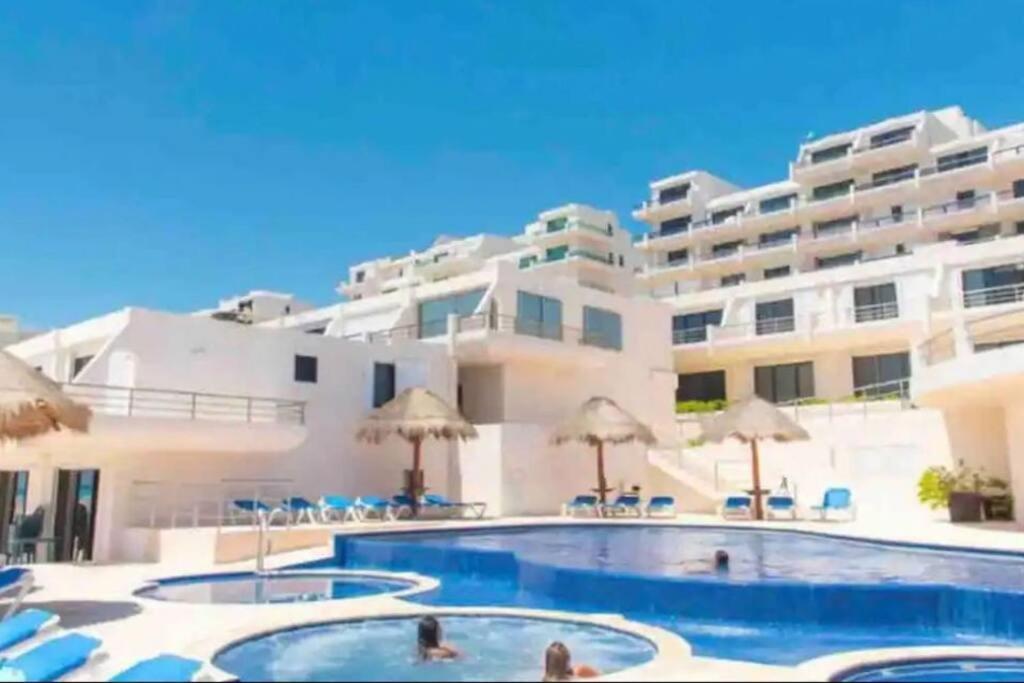 Amazing Beachfront Apartment 坎昆 外观 照片