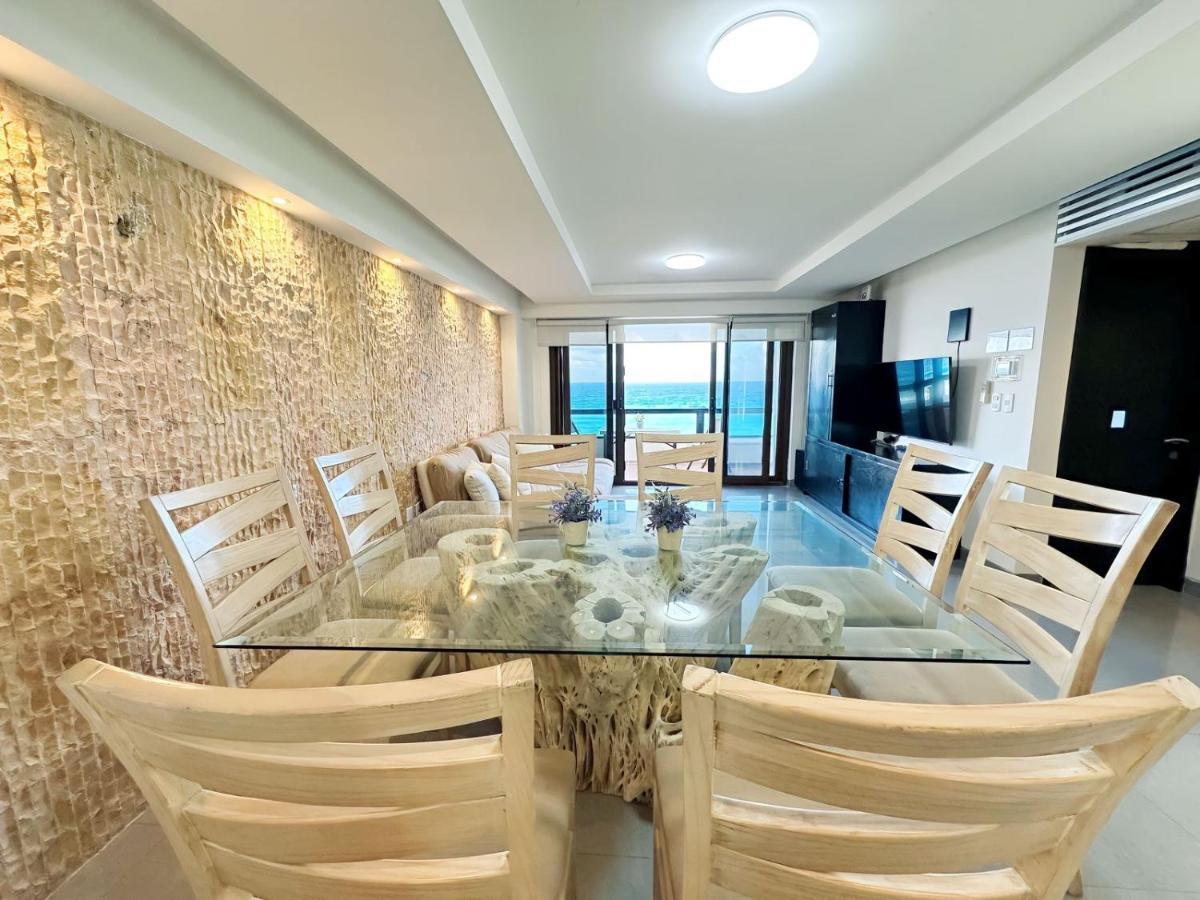 Amazing Beachfront Apartment 坎昆 外观 照片